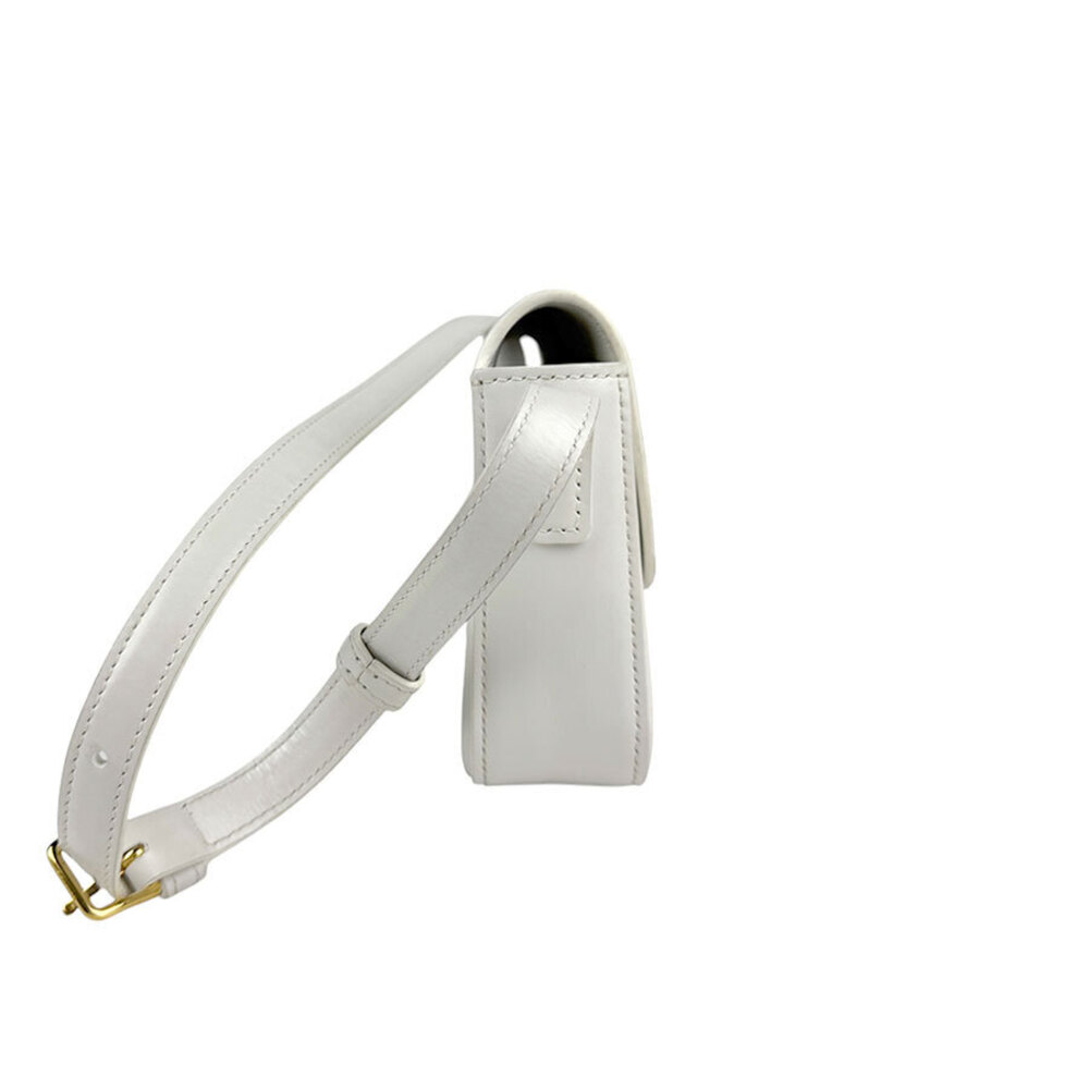 Celine Triomphe Shoulder Bag White Gold Leather - Picture 2 of 4